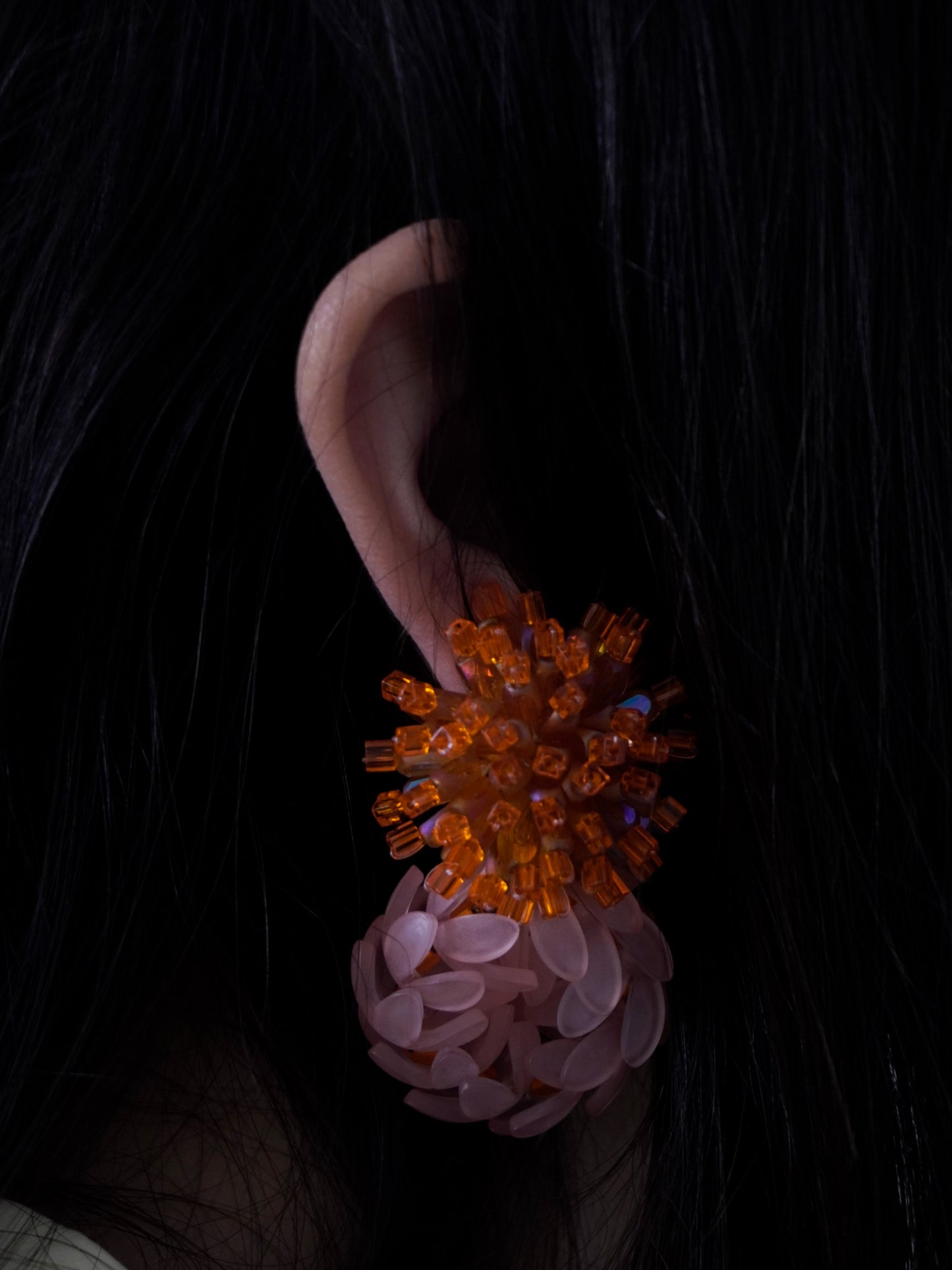 Alkekengi Pink Earrings (SAMPLE SALE)