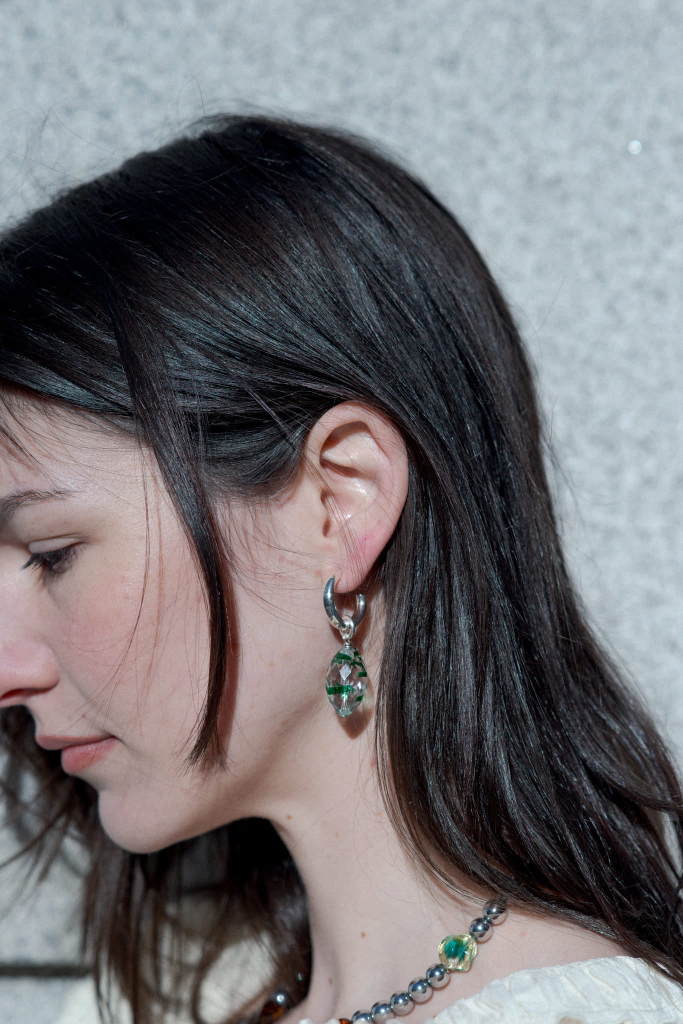 Prismatic Neon Hoops