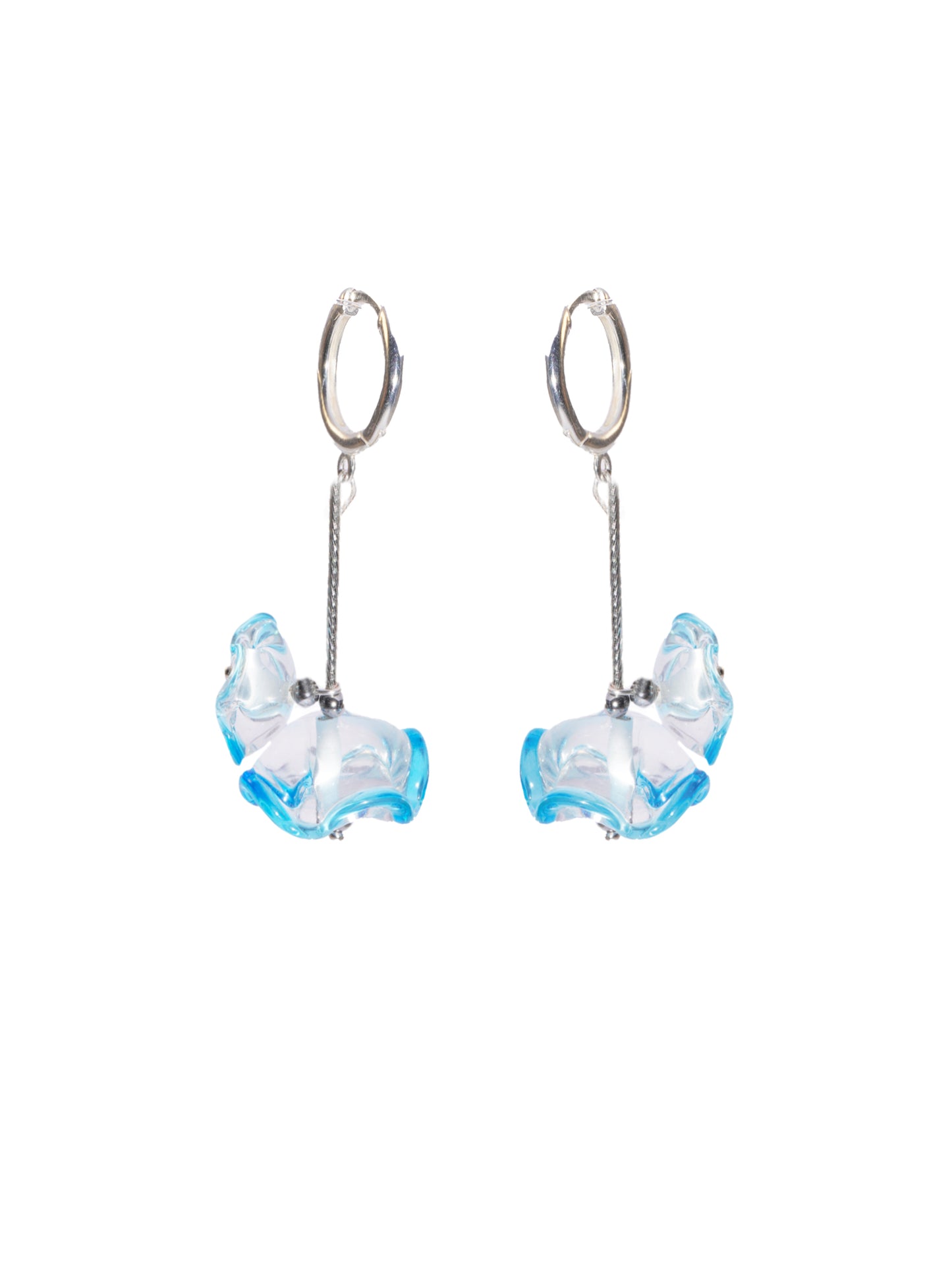 Camelia Turquoise Hoops