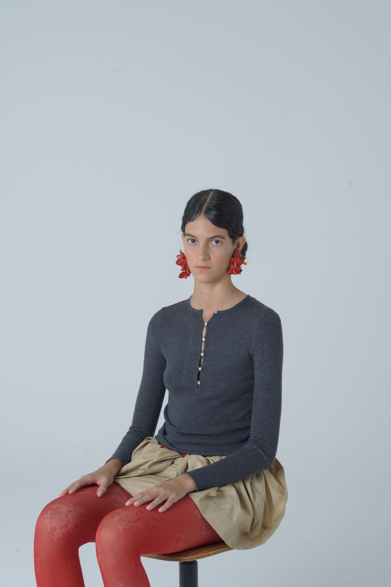 Strotha Rouge Earrings