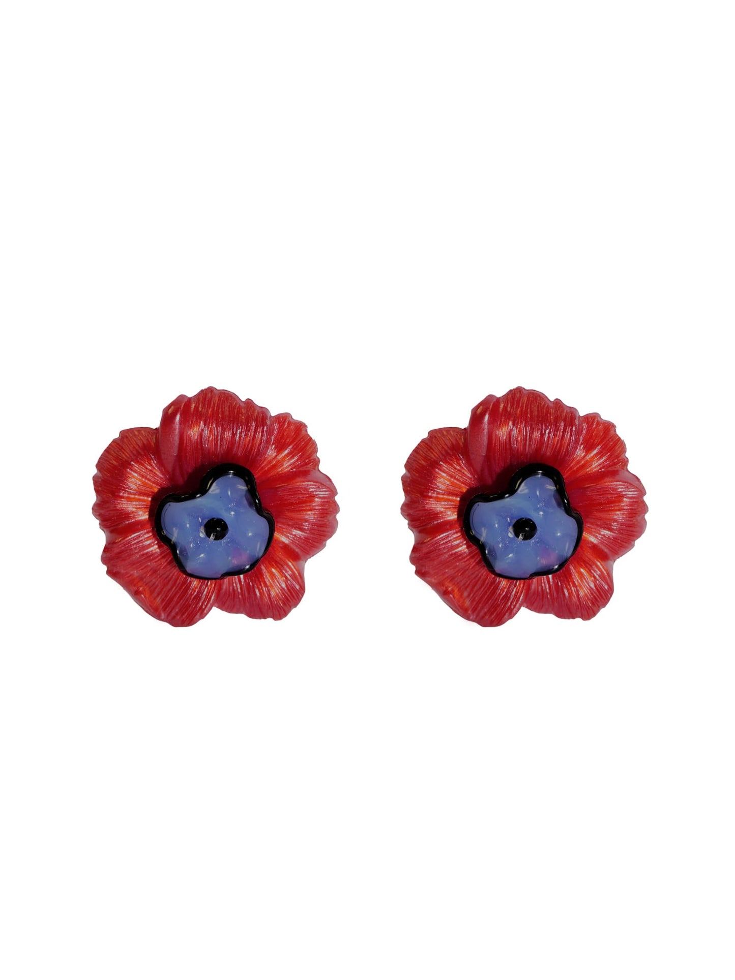 Camelia Rouge Petite Earrings