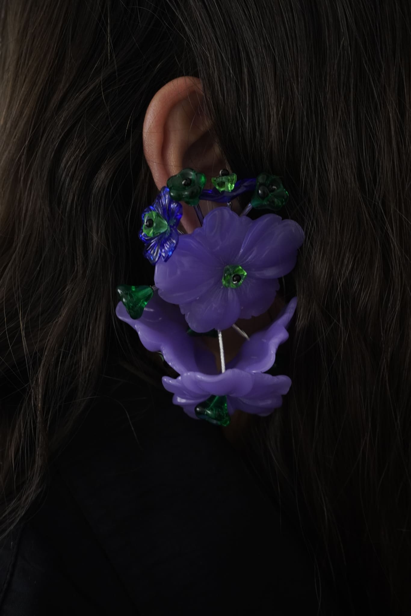 Iris Lilac Earring