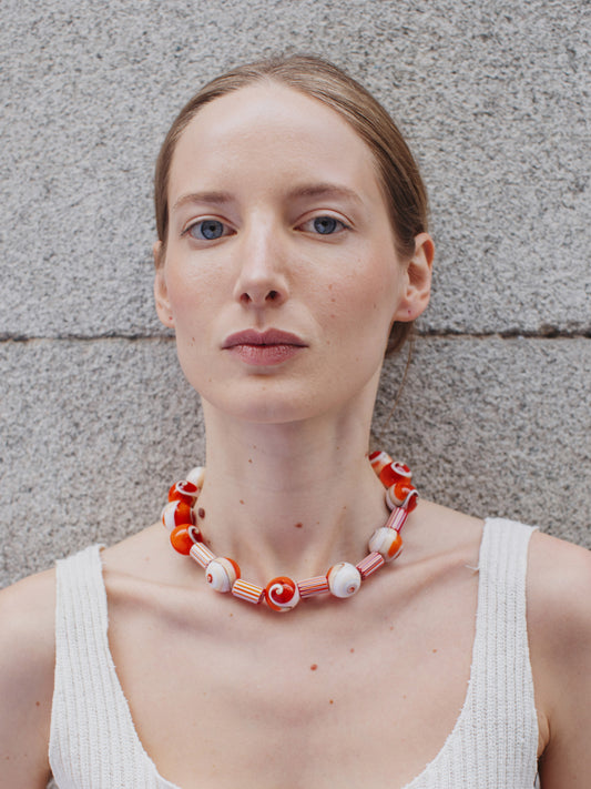 Tangerine necklace