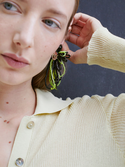 Sauce Green Earrings