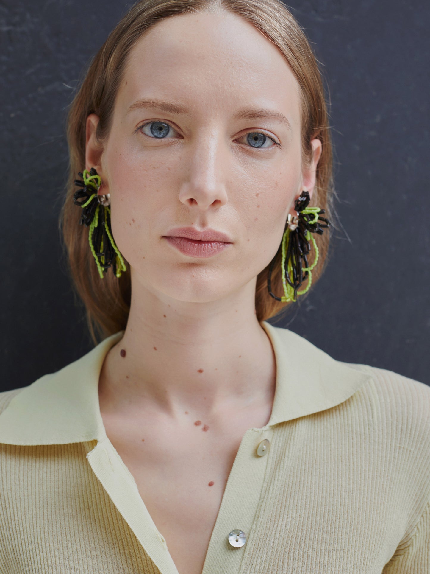 Sauce Green Earrings