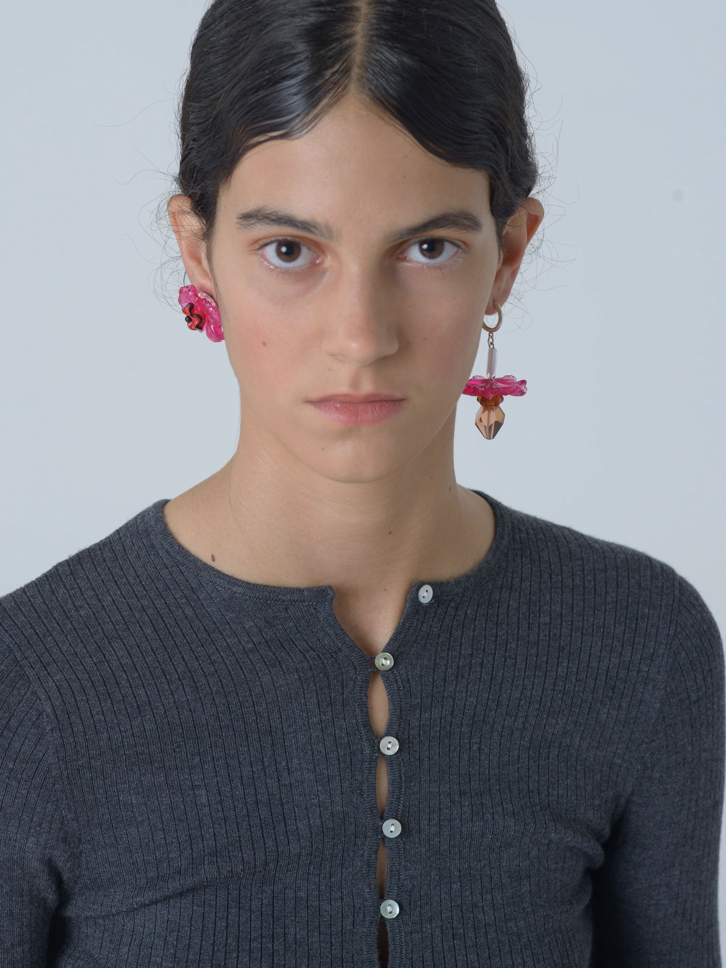 Camelia Petit Pink Earrings