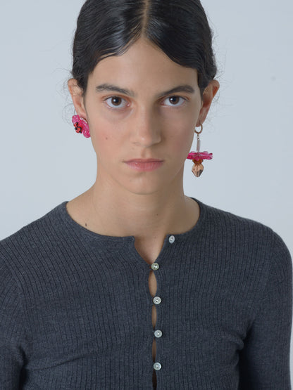 Camelia Petit Pink Earrings