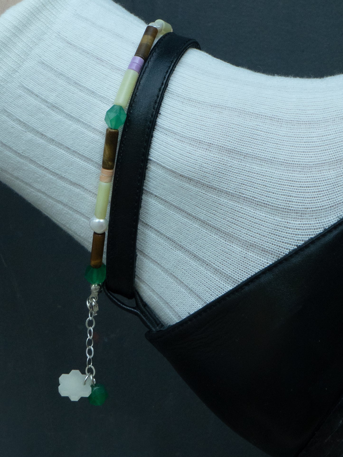 Rainbow anklet