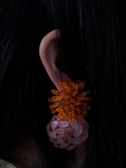 Alkekengi Pink Earrings (SAMPLE SALE)