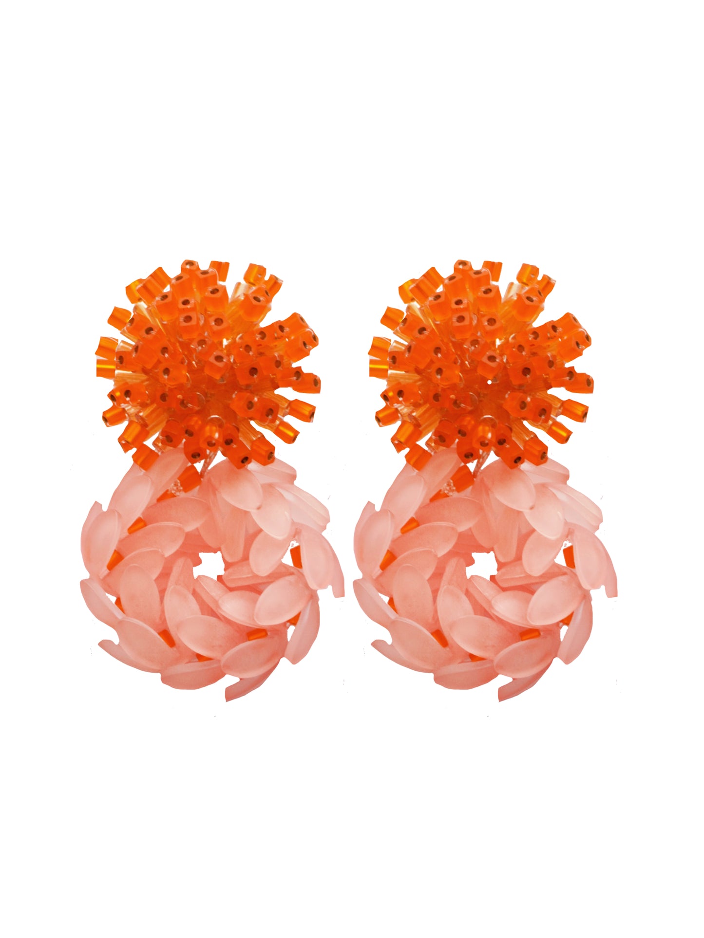 Alkekengi pink earrings