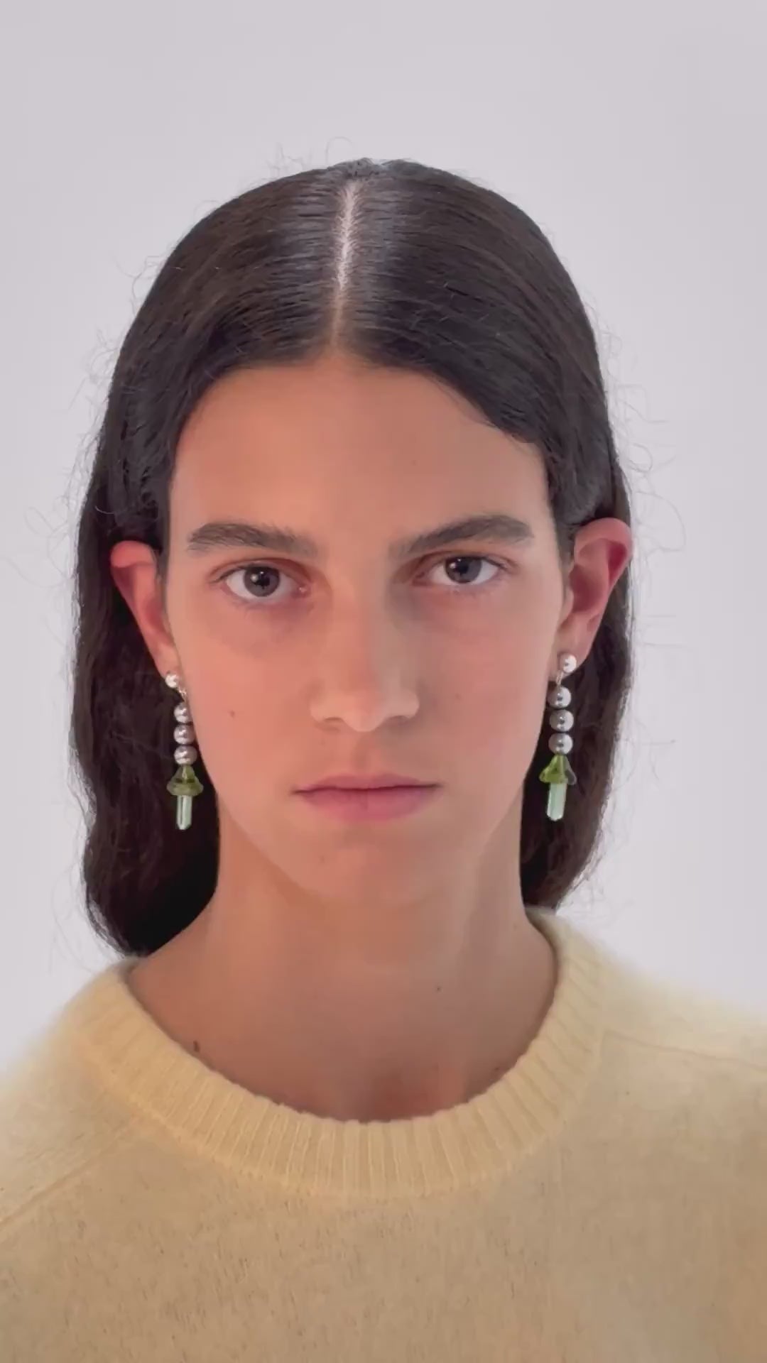 Magic Mushroom Green Earrings