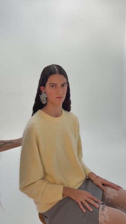 Strotha Grey Earrings