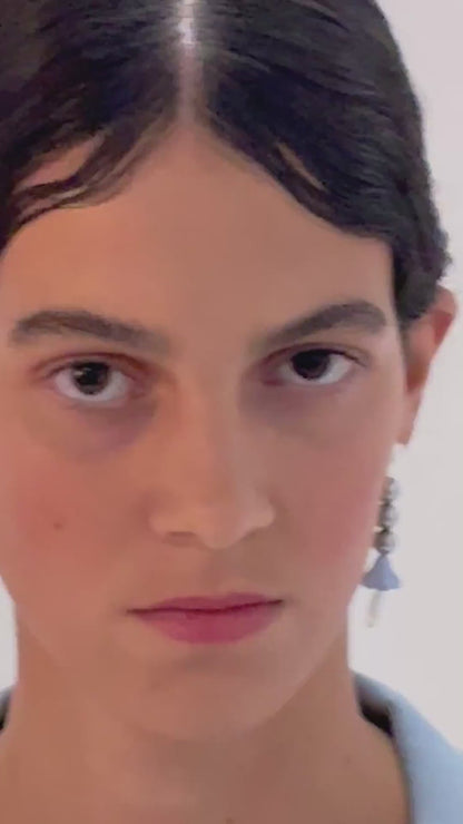 Magic Mushroom Light Blue Earrings