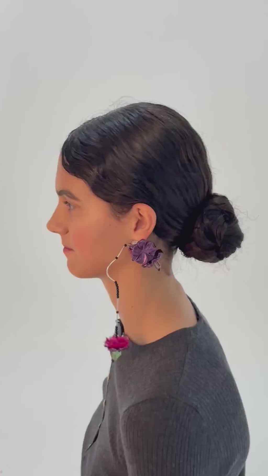 Snowdrop Shadow Earring