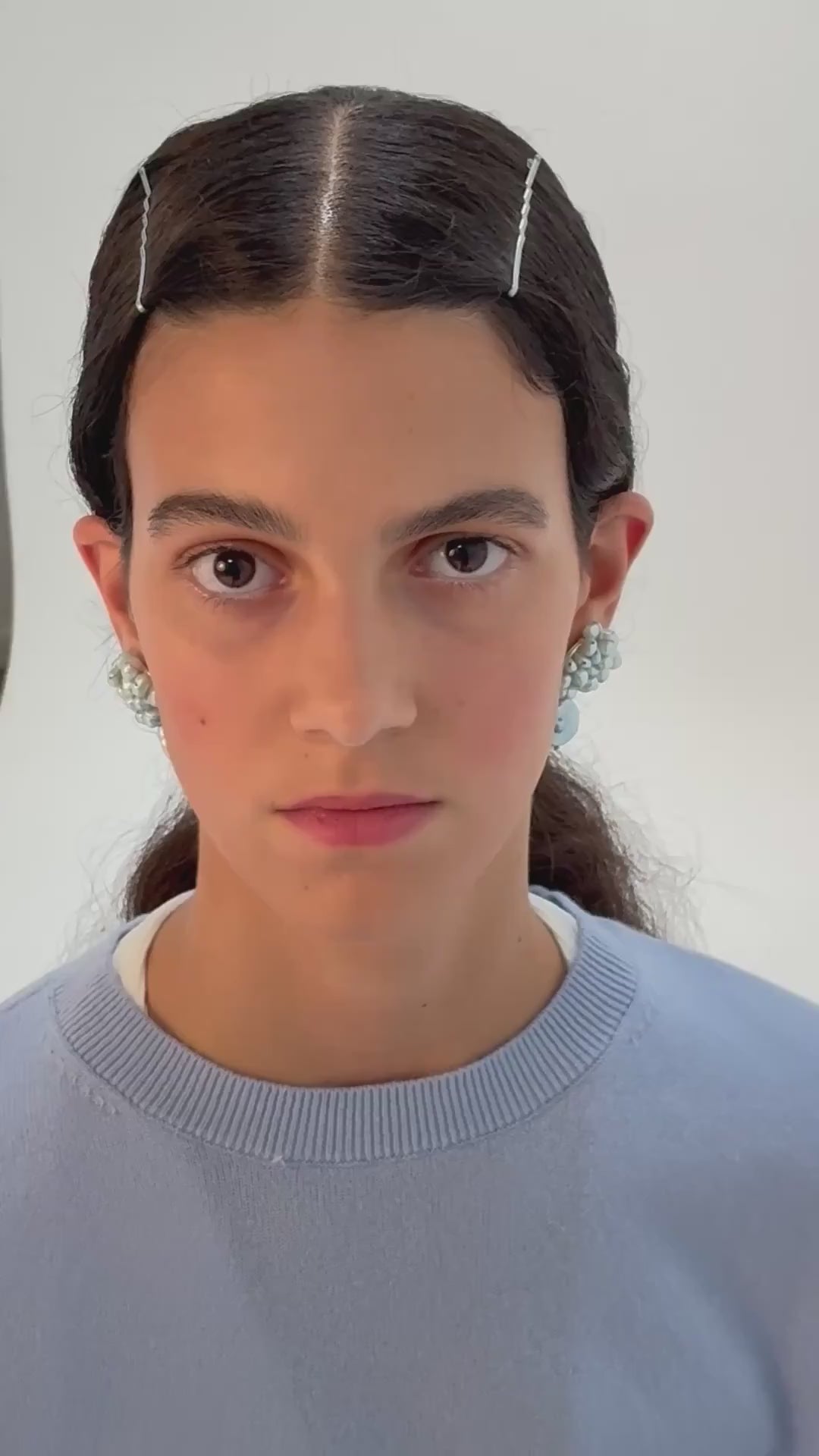 Curio Petit Light Blue Earrings