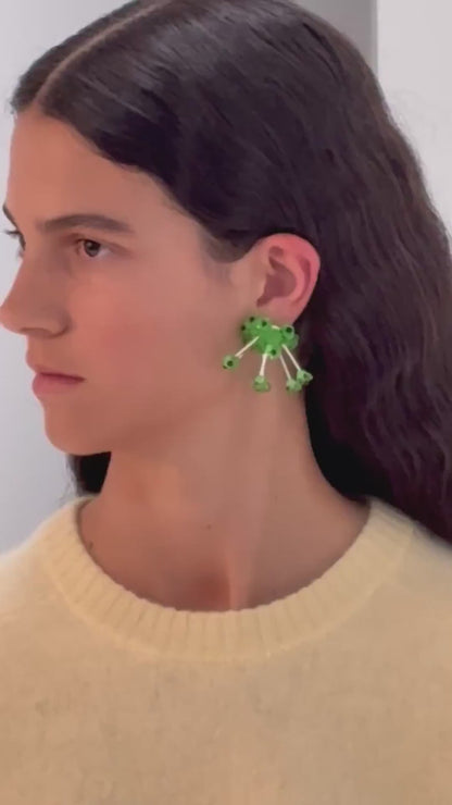 Balsam Green Earrings
