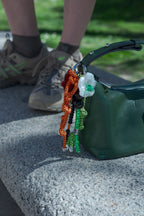 Camelia Grey Bag Charm