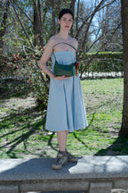 Camelia Grey Bag Charm