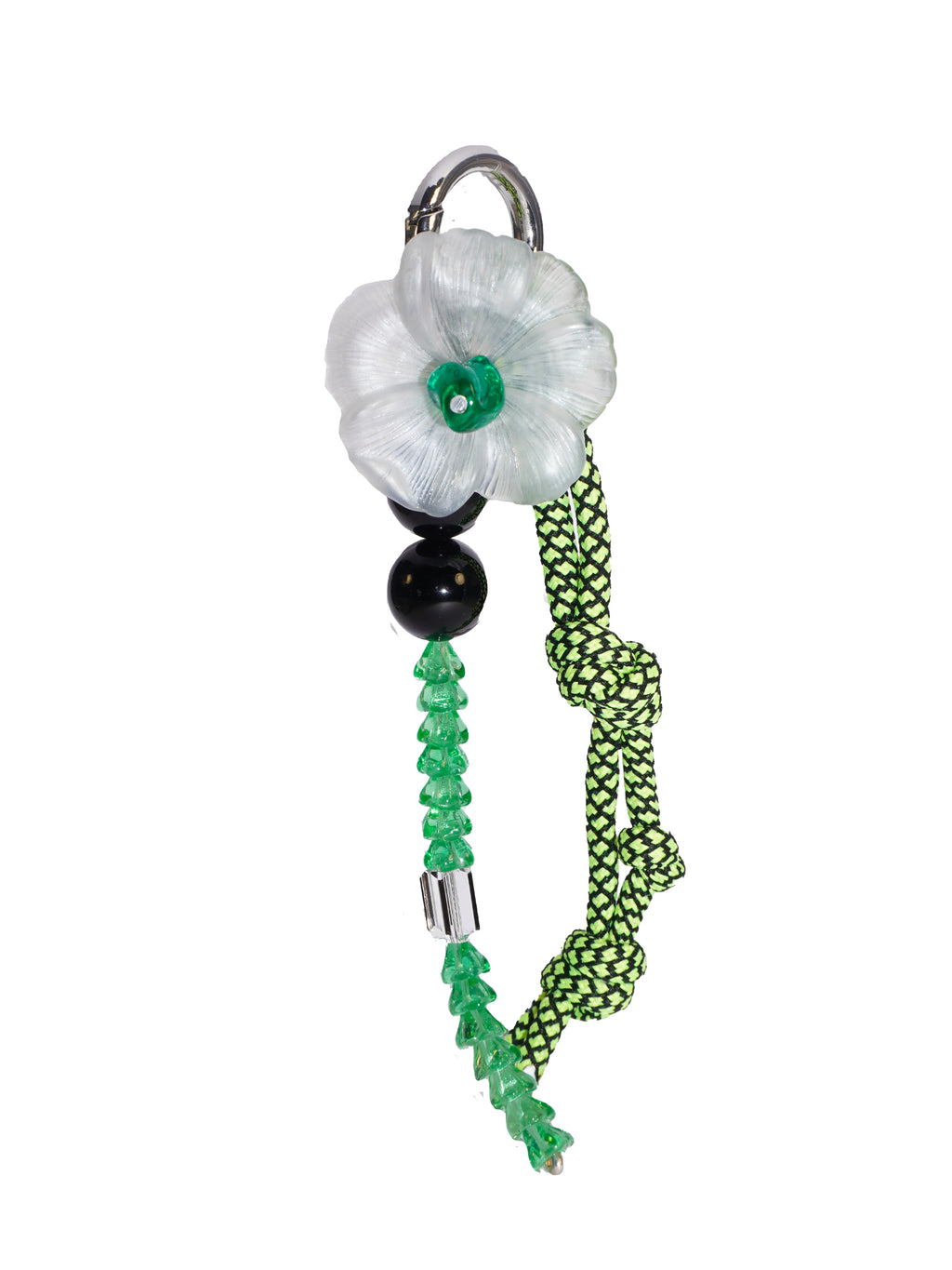 Camelia Grey Bag Charm