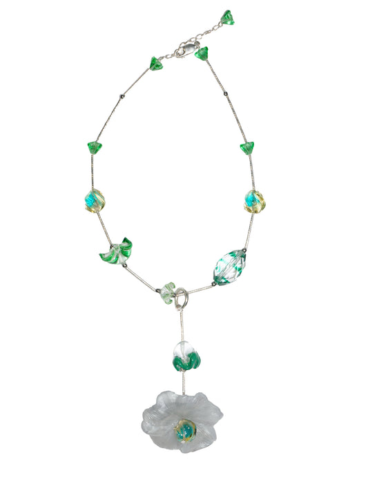 Camelia Grey Necklace
