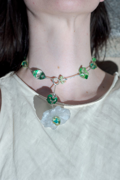 Camelia Grey Necklace