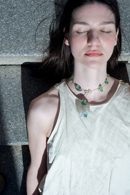 Camelia Grey Necklace