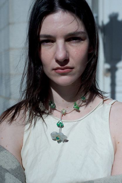 Camelia Grey Necklace