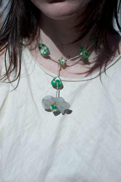 Camelia Grey Necklace