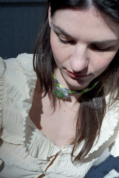 Camelia Neon Necklace