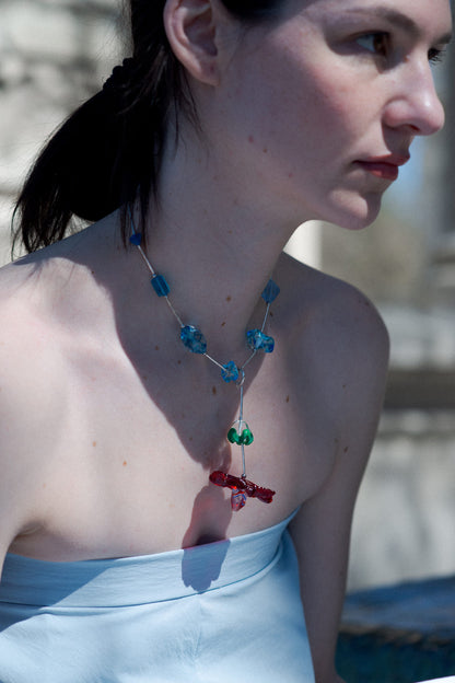 Camelia Rouge Necklace