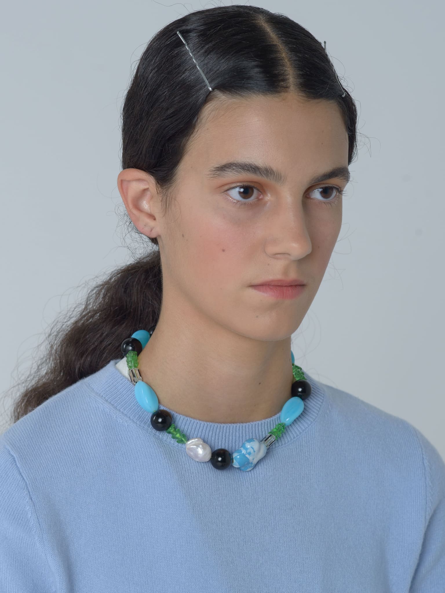 Sky Light Blue Necklace