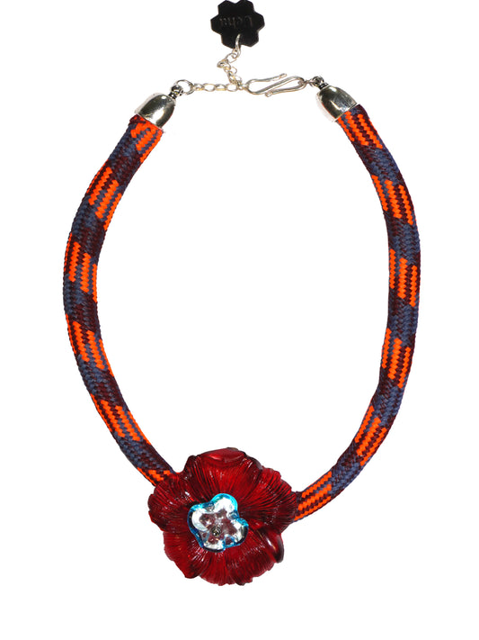 Camelia Tangerine Necklace