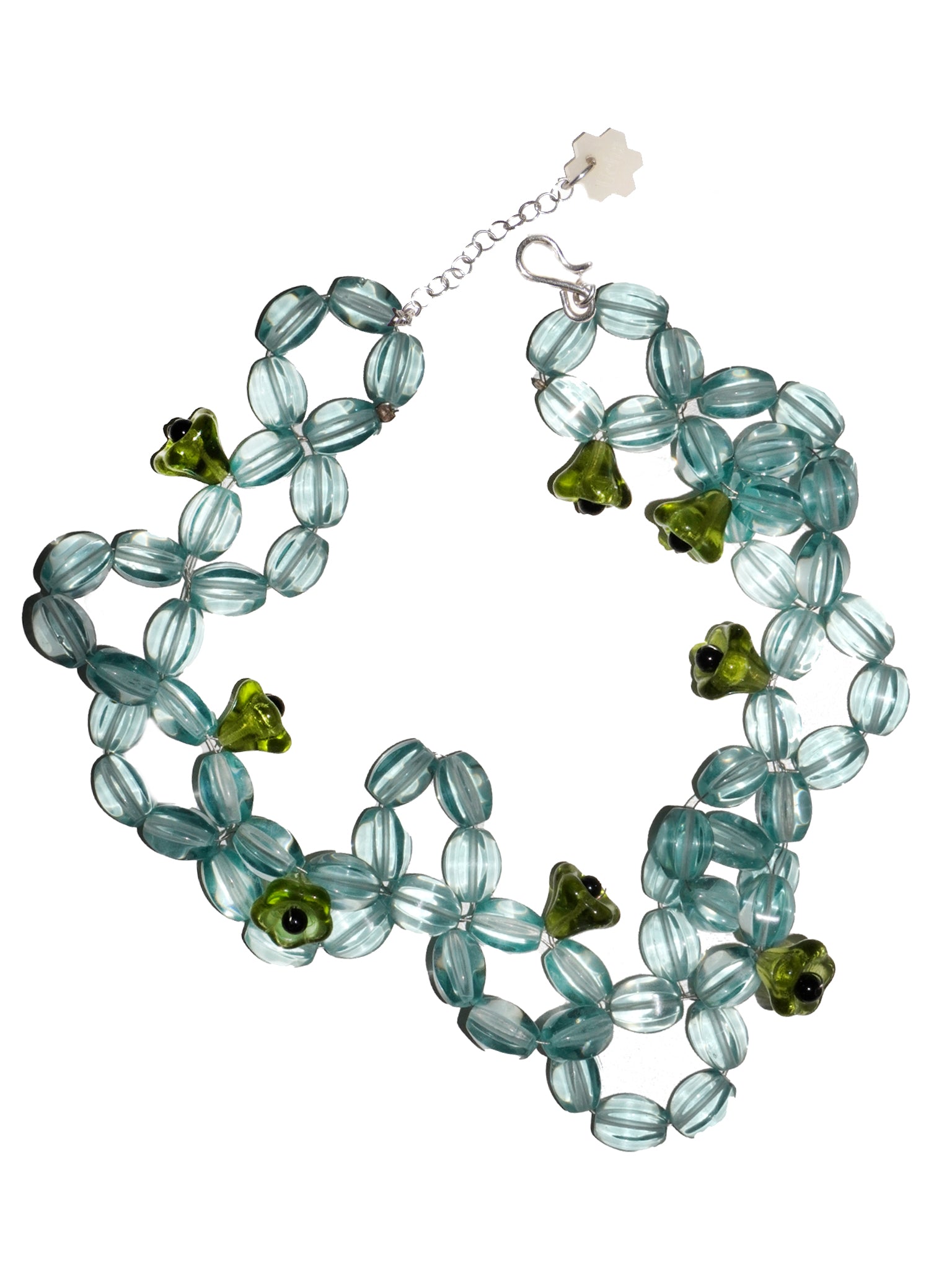 Twister Fleur Aquamarine Necklace