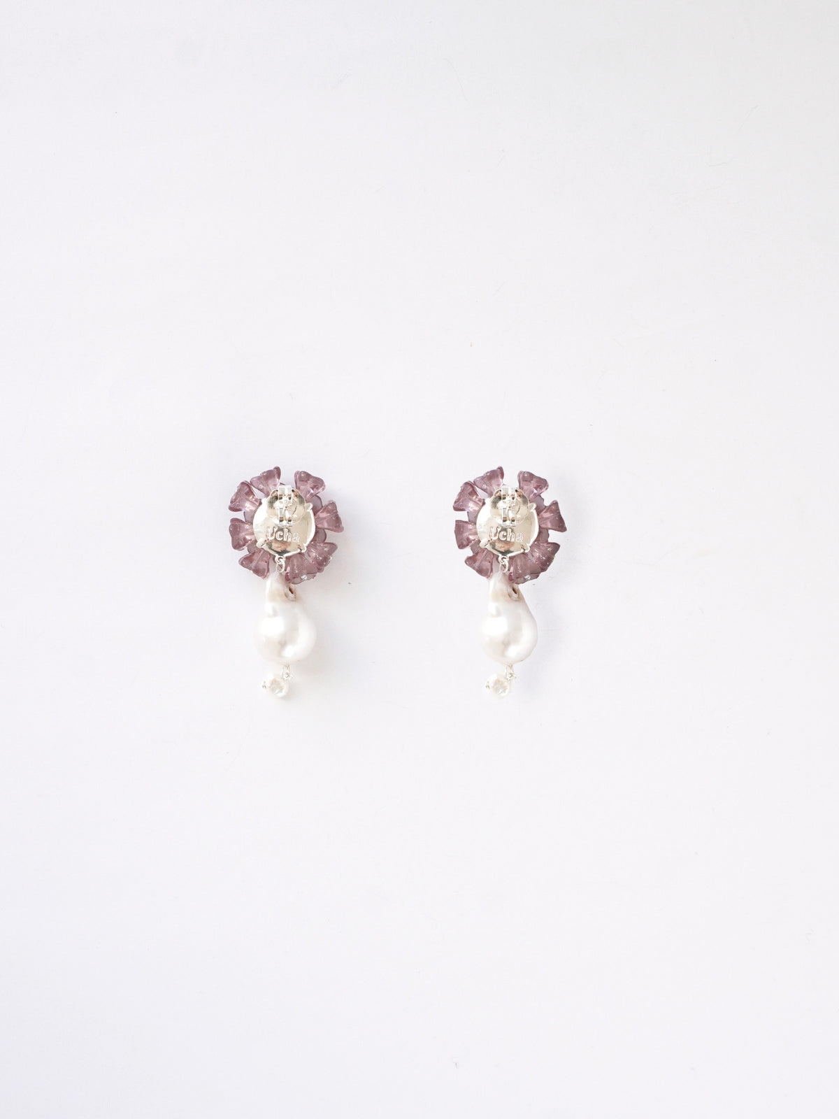 Blooming Pearl Lilac Earrings