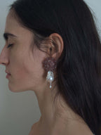Blooming Pearl Lilac Earrings