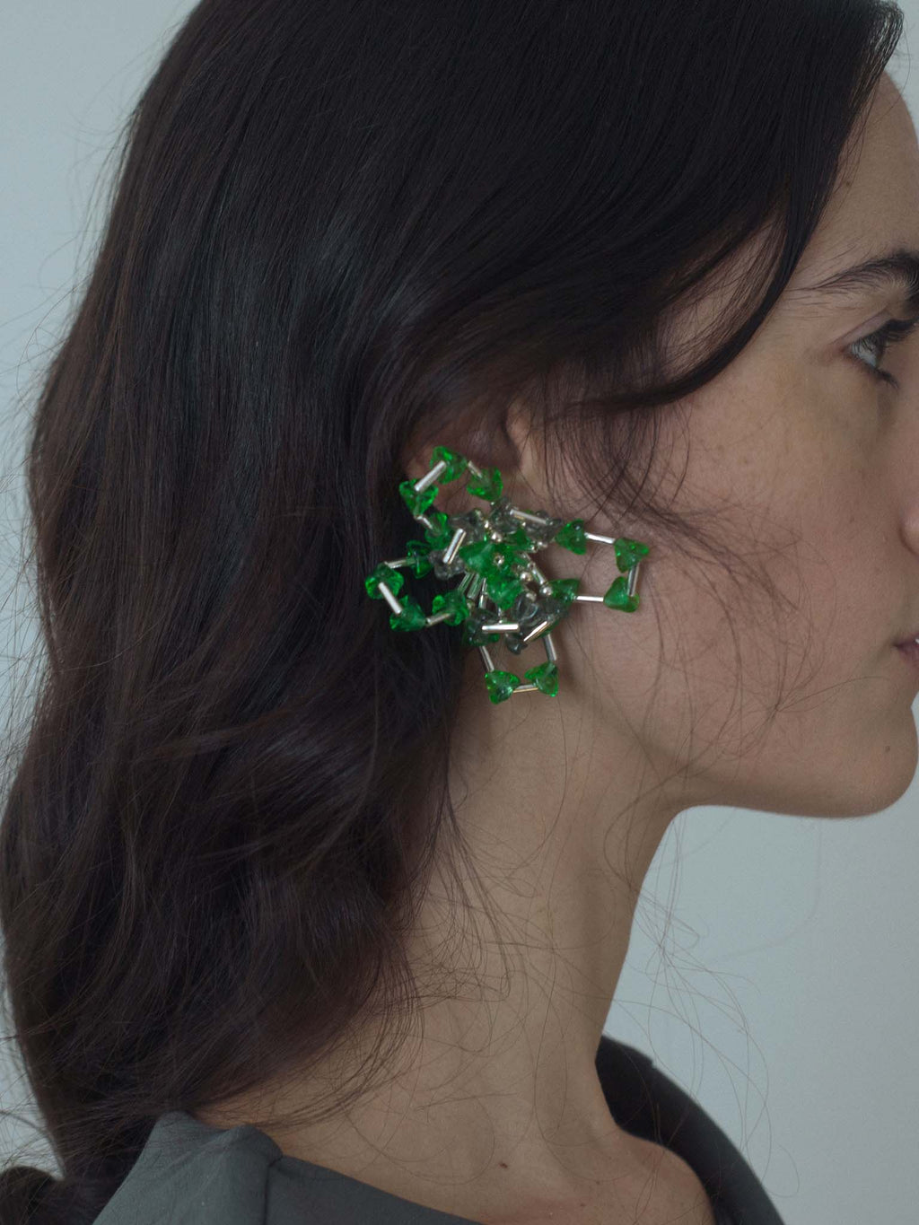 Vine Green Earrings