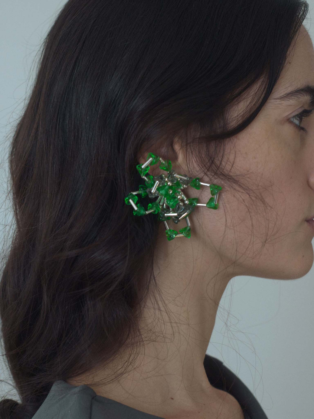 Vine Green Earrings
