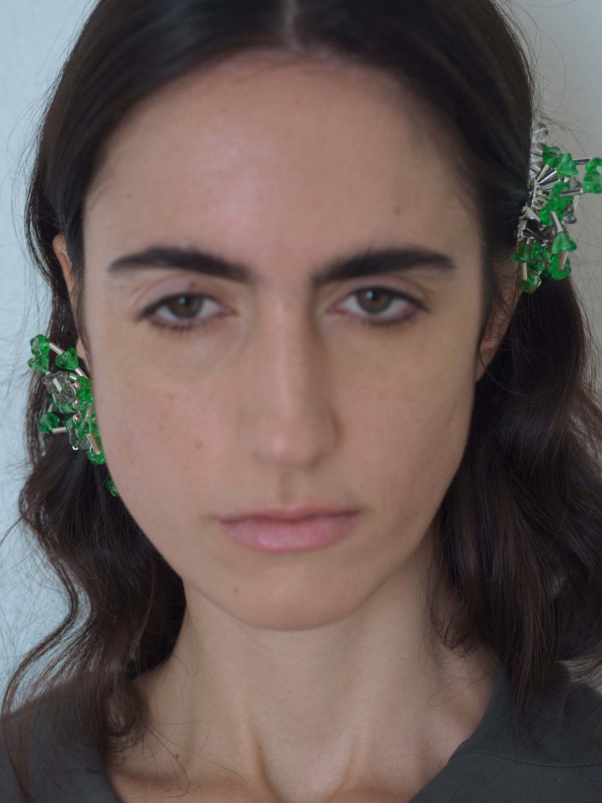 Vine Green Earrings