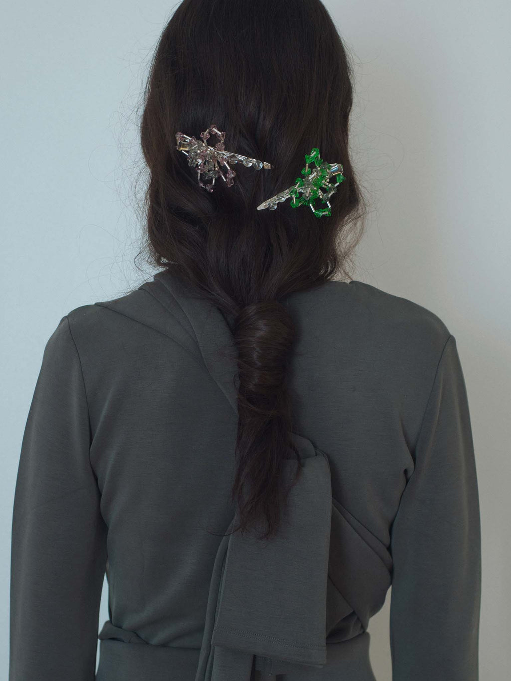 Vine Green Hair Clip