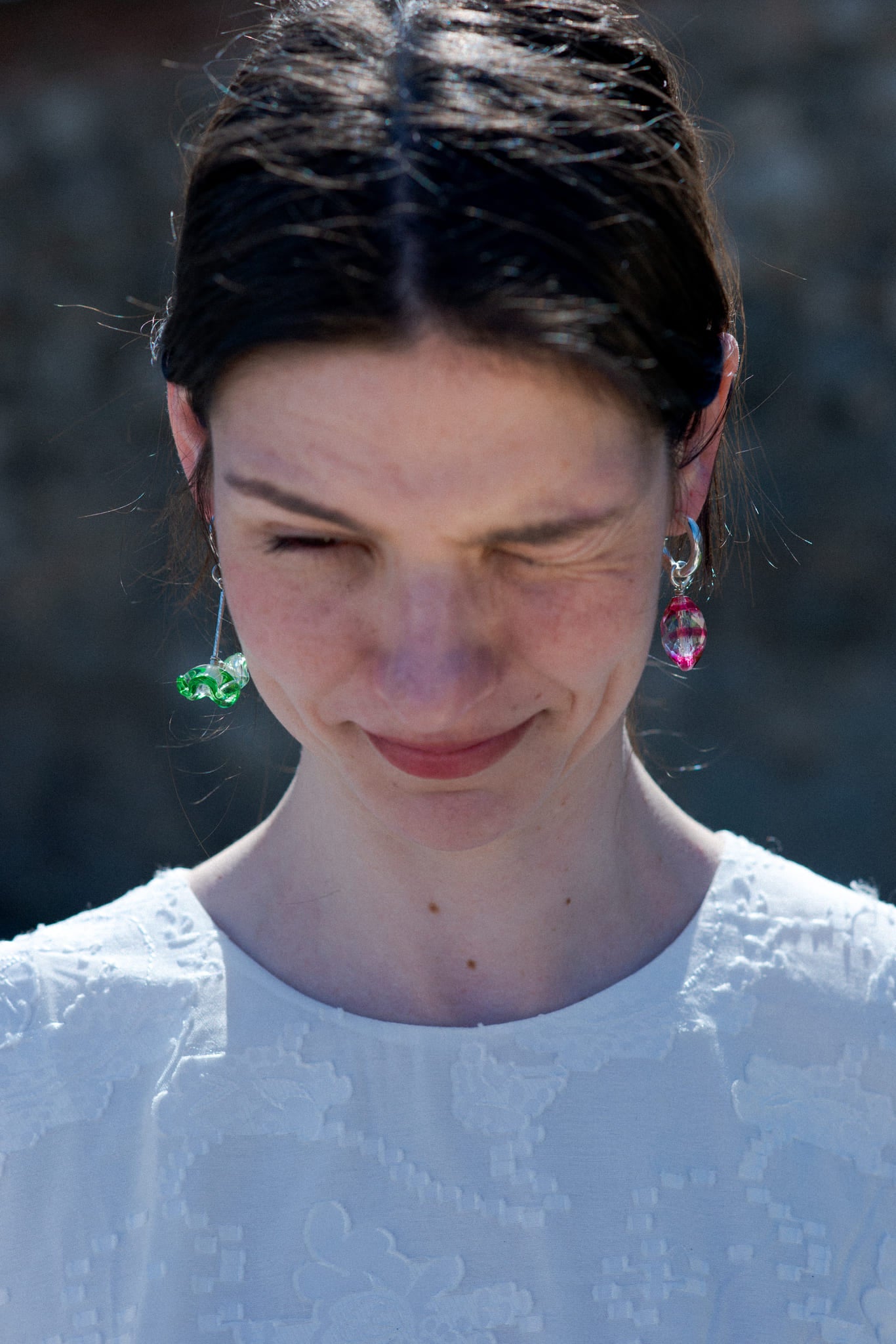 Camelia Turquoise Hoops