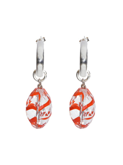 Prismatic Tangerine Hoops