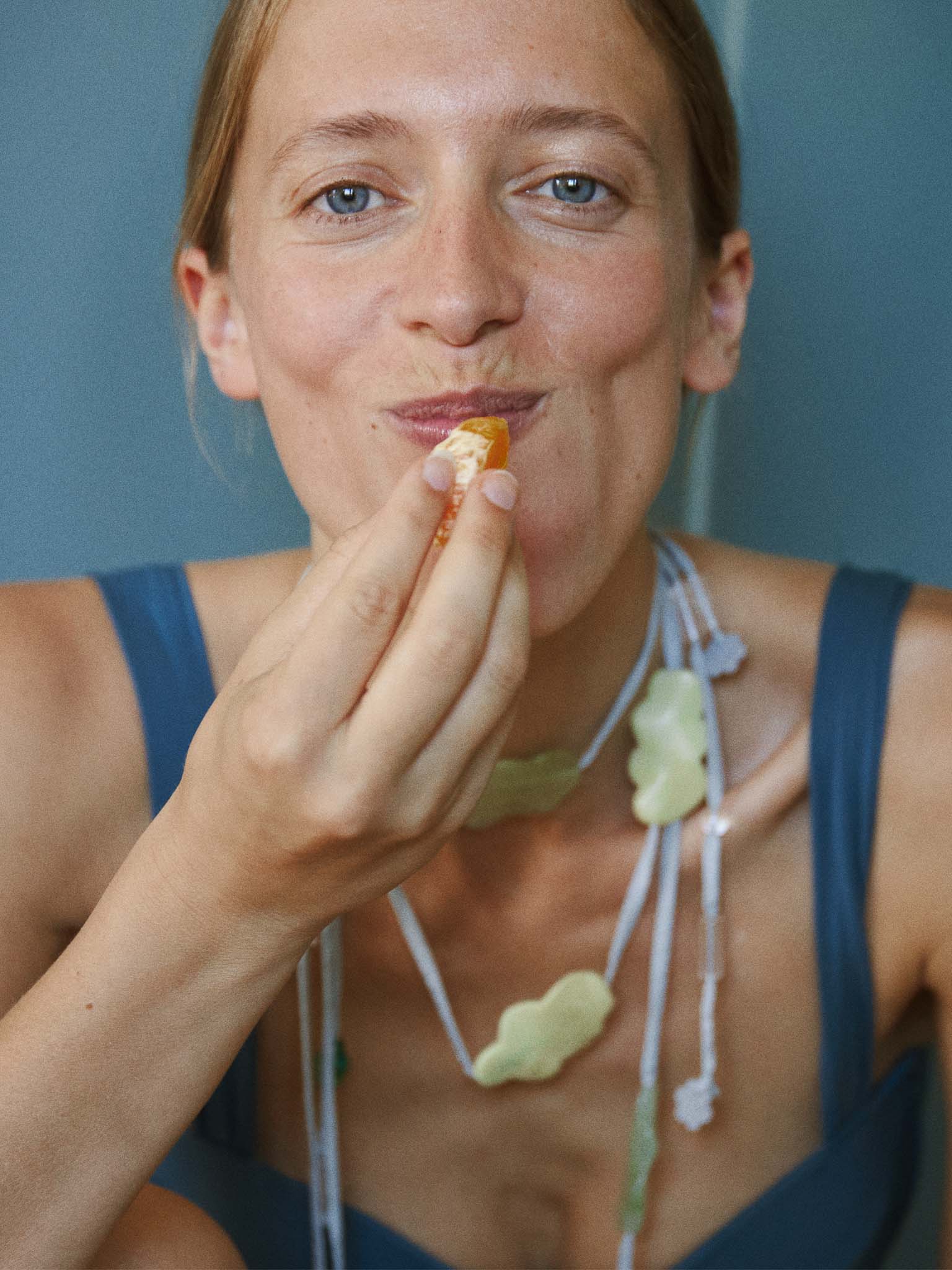 Idle Necklace-Belt in vintage jade and natural silk — Ancient Summer Ucha x Sankidd