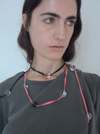 Bubbles Fuschia Necklace