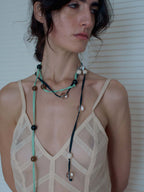 Bubbles Green Necklace