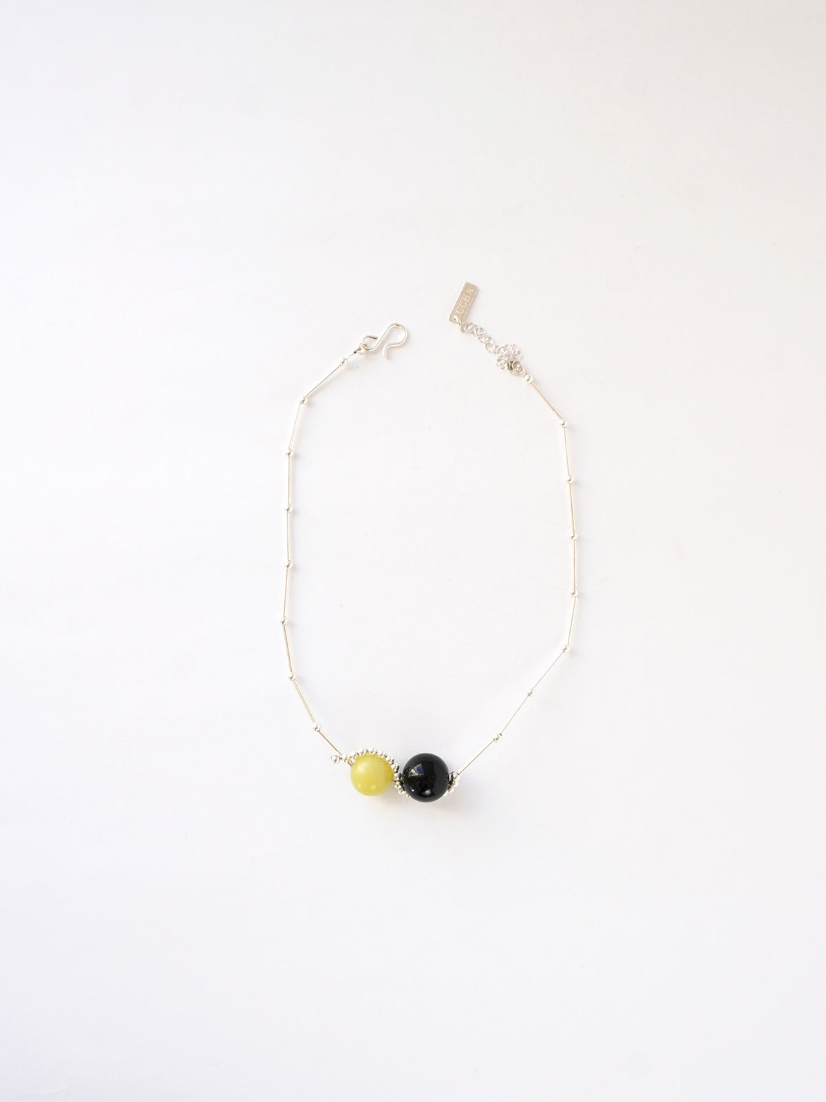 Yin Yang Yellow Necklace