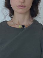 Yin Yang Yellow Necklace