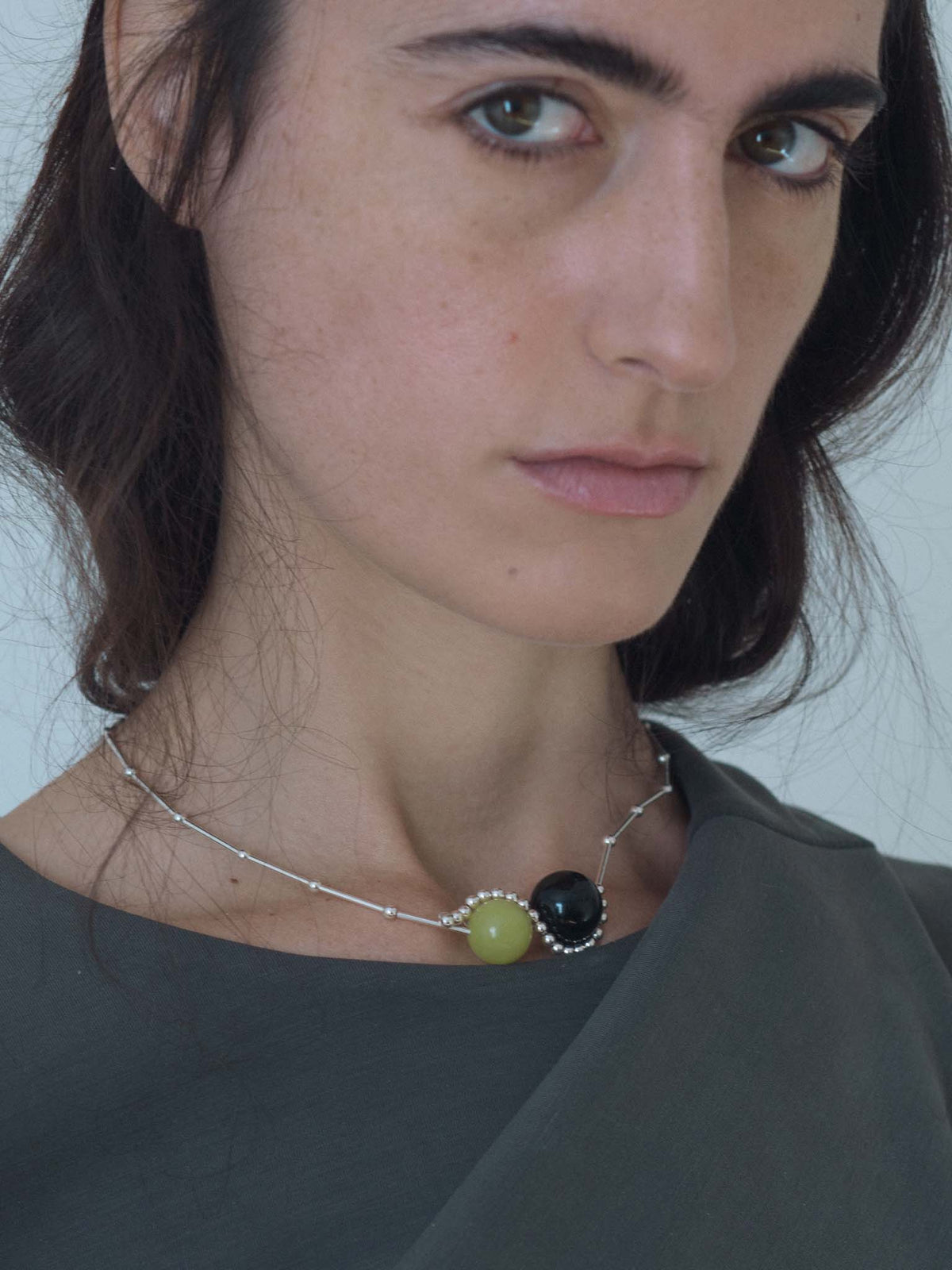 Yin Yang Yellow Necklace