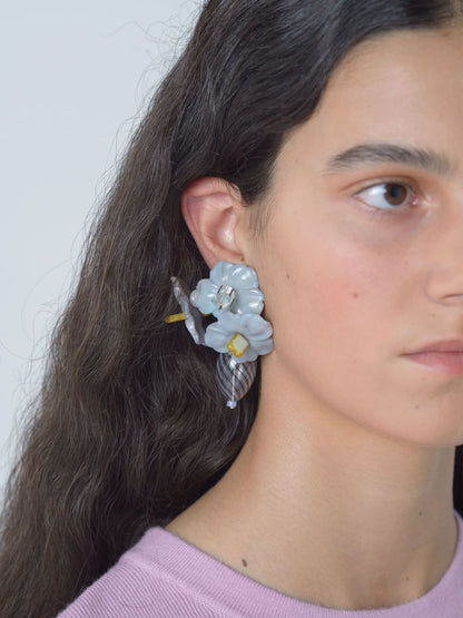 Gumpas Grey Earrings