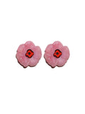 Sunflower Simple Pink Earrings