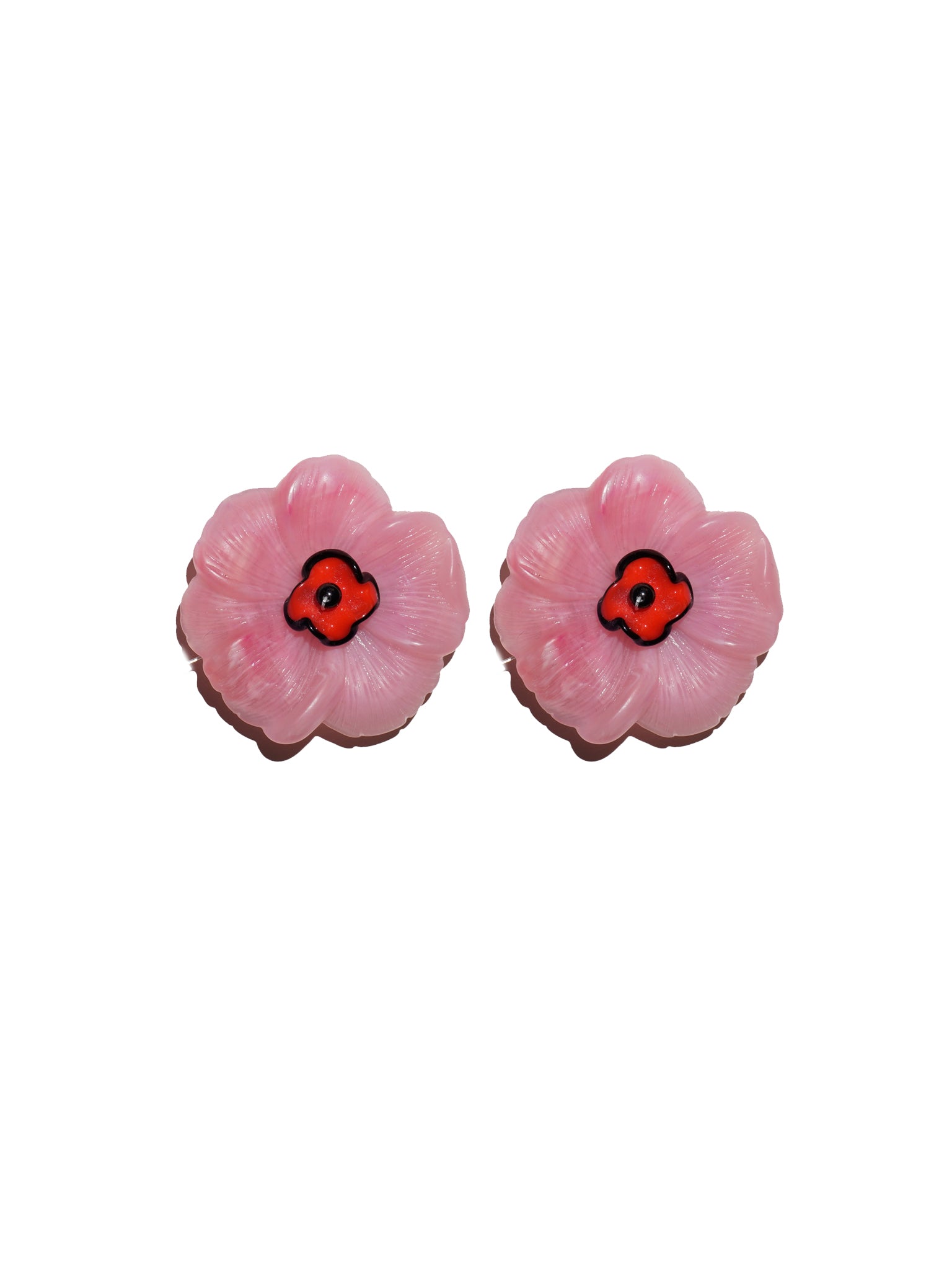 Sunflower Simple Pink Earrings